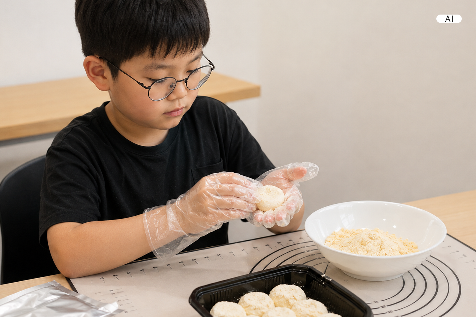 한밤의 주전부리 체험[인절미 만들기]